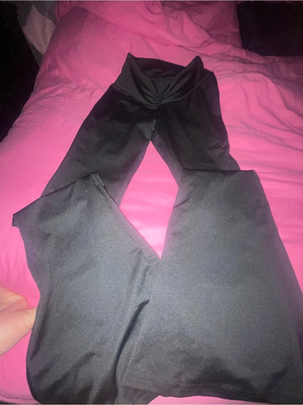 Lycra Black flare pants